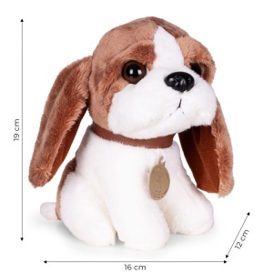 Plišana igračka za decu, štene Beagle, torba + četka za negu - Img 10