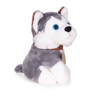 Plišana igračka za djecu, štene Husky, torba + četka za njegu - Img 6