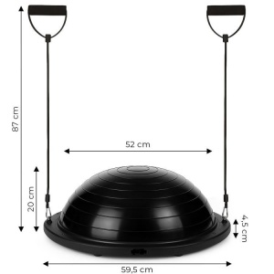 Balans platforma sa ekspanzerima, Half Ball balans trener + pumpa, ModernHome - Img 10