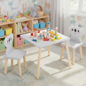 Dječiji set namještaja Koala – sto + 2 stolice , ECOTOYS - Img 2