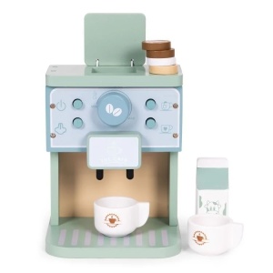 Drveni aparat za kafu za djecu – barista set, 8 djelova – ECOTOYS - Img 5