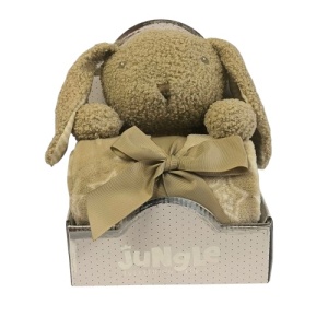 Jungle ćebe i igračka bež zeko WL-5337RT/25-BR