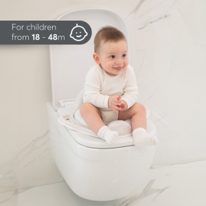 Kikka Boo adapter za WC šolju sa mekim jastučićem Hippo Pink - Img 3