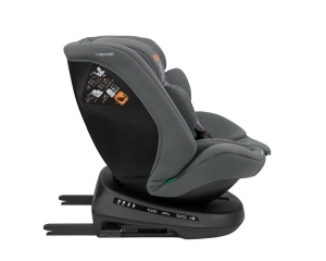 KIKKA BOO AUTOSJEDIŠTE 40-150 cm i-Defend i-SIZE GREY - Img 6