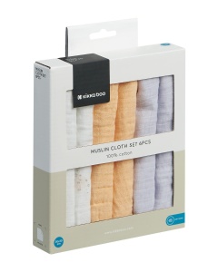 Kikka Boo muslin set 6pcs 30x30 cm Seally Me - Img 2