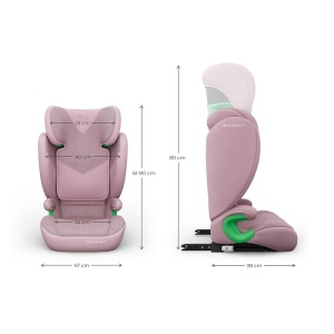 KINDERKRAFT AUTO SEDIŠTE JUNIOR FIX 2 PLUS I-Size 100-150cm PINK - Img 9