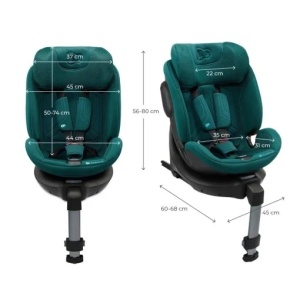 KINDERKRAFT AUTOSJEDIŠTE XRIDER 2 i-size 40-150cm GREEN - Img 2
