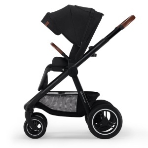 KINDERKRAFT EVERYDAY KOLICA ZA BEBE SET 2U1 BLACK - Img 7