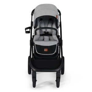 KINDERKRAFT EVERYDAY KOLICA ZA BEBE SET LIGHT GRAY - Img 8