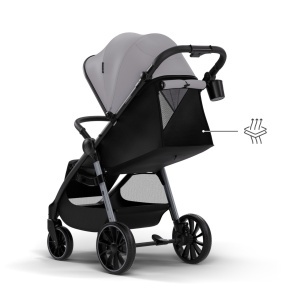 KINDERKRAFT KOLICA ZA BEBE GRANDE 2 GRAY - Img 5