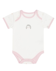 Komplet bodija za novorođenčad, 3pcs, 0-3m Hedge-Hugs - Img 2