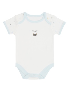 Komplet bodija za novorođenčad, 3pcs, 0-3m, Stripy Friends - Img 2
