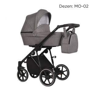 KUNERT MOLTO KOLICA ZA BEBE SET 2U1 CRNI RAM - Img 3