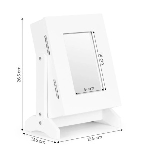 Kutija za nakit sa organizatorom i ogledalom, ModernHome - Img 7