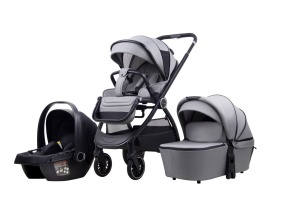 LA MAMA TRIO kolica za bebe 3u1 - gray