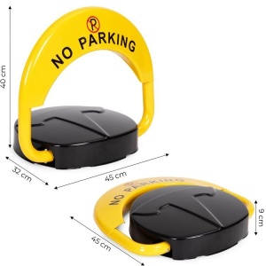 Parking barijera sklopiva 40 cm zaobljena sa kljucem, daljinskom kontrolom i alarmom - Img 11