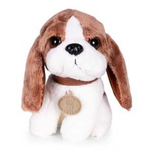 Plišana igračka za decu, štene Beagle, torba + četka za negu - Img 6