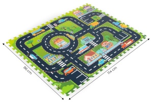 PODLOGA ZA IGRU PUZZLE CITY ECOTOYS - Img 4