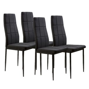 TRPEZARIJSKE STOLICE SET 4 KOM TAMI - BLACK - Img 1