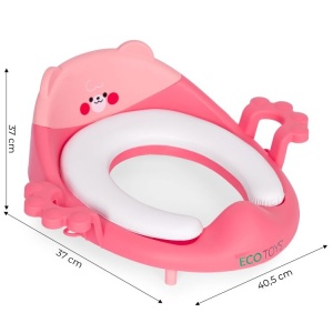 ADAPTER ZA WC ŠOLJU SA RUKOHVATIMA, PINK, ECOTOYS - Img 8