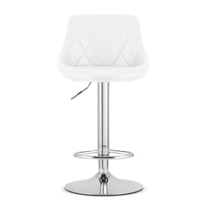 Barska stolica Kast white eco / chrom baza - Img 4