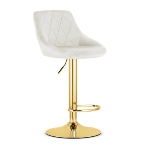Barska stolica Kast white / gold baza - Img 6