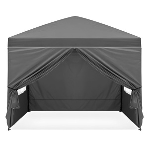 Baštenski šator/paviljon 3×3 m, automatski rasklopiv, sa 4 bočne stranice crni – MultiGarden - Img 5