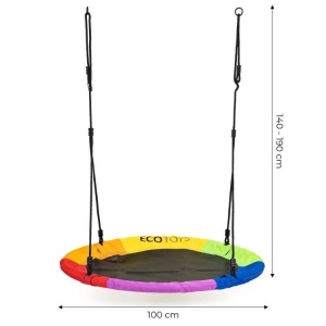 DJEČIJA BAŠTENSKA LJULJAŠKA MULTICOLOR ECOTOYS - Img 5