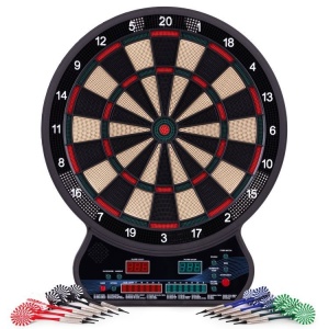 Elektronski pikado 42 cm sa LCD ekranom, 27 igara, set sa 12 pikada - Img 3