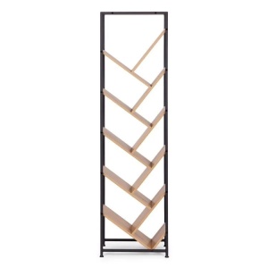 Geometrijska polica za knjige, loft stil – ModernHome - Img 3