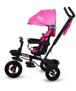 Jungle Trepunti tricikl za djecu do 25 kg, Pink - Img 3