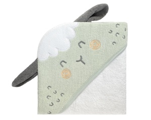 Kikka Boo peškir sa kapuljačom od frotira 90/90 cm Sleepy Sheep - Img 1
