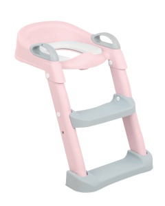 Kikka boo toaletna daska sa stepenicama – LEA PINK - Img 1