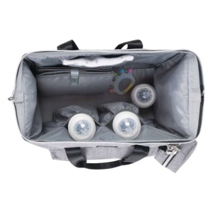 Kikka boo torba za mamu Maxi Light Grey - Img 2