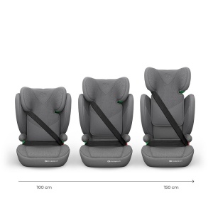 KINDERKRAFT AUTO SEDIŠTE JUNIOR FIX 2 PLUS I-Size 100-150cm GREY - Img 2
