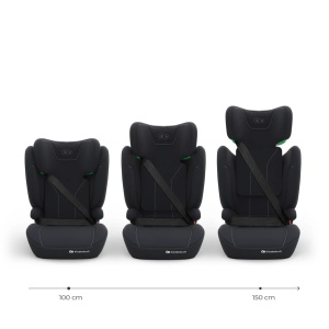 KINDERKRAFT AUTOSJEDISTE I-SPARK 2 PLUS I SIZE BLACK - Img 2