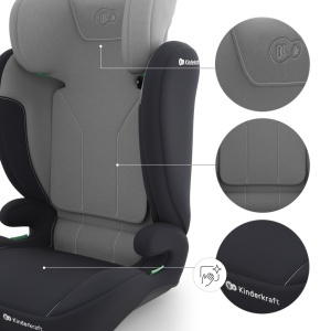 KINDERKRAFT AUTOSJEDISTE I-SPARK 2 PLUS I SIZE GREY - Img 8