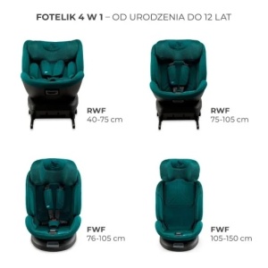 KINDERKRAFT AUTOSJEDIŠTE XPEDITION3 I-SIZE 40-150CM GREEN - Img 3