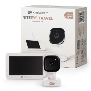 KINDERKRAFT BABY MONITOR NITEEYE TRAVEL WHITE - Img 9