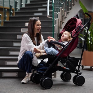 KINDERKRAFT KOLICA ZA BEBE SIESTA 2 BURGUNDY - Img 2