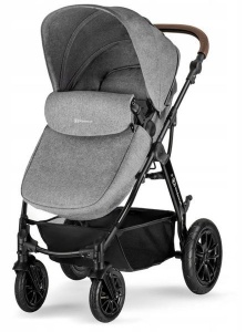 Kinderkraft MOOV dječija kolica 3 u 1 – Grey Melange - Img 4