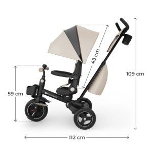 KINDERKRAFT TRICIKL SPINSTEP 2 PLUS BEIGE - Img 9