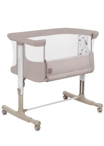 Lionelo Aurora – krevetac uz roditeljski krevet 3u1 Beige Cappuccino