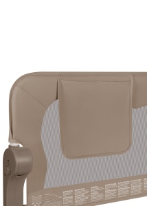 Lionelo Eva – zaštitna ograda za krevet Beige Melange - Img 5