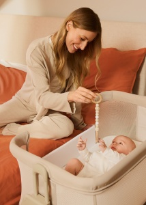 Lionelo Luna – krevetac uz roditeljski krevet 2u1 Beige Sand - Img 4