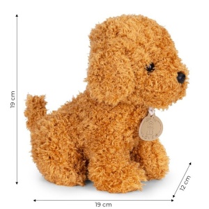 Plišana igračka za djecu, štene Brown Poodle, torba + četka za njegu - Img 9