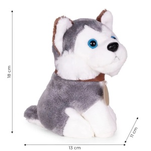 Plišana igračka za djecu, štene Husky, torba + četka za njegu - Img 6