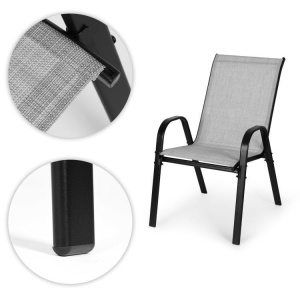 Set od 2 baštenske stolice light gray MultiGarden - Img 6