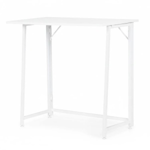 Sklopivi sto za kompjuter 80x45 cm Laptop Table White ModernHome - Img 5