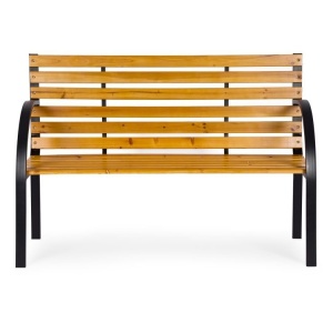 Drvena baštenska klupa sa naslonom 122×57 cm - MultiGarden - Img 3